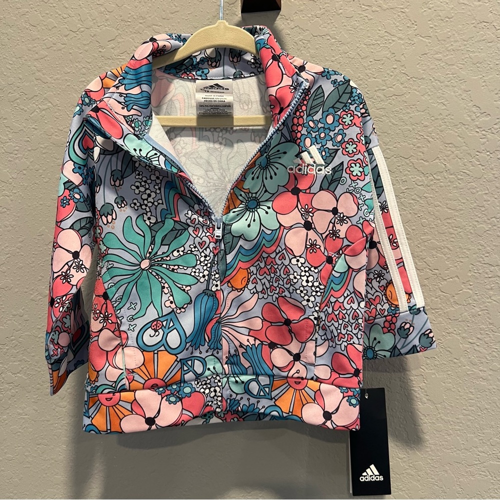 Adidas Multicolor Floral Jacket